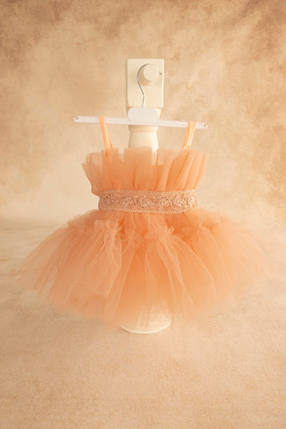 Peachy frock