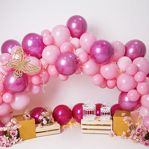 Pink Butterfly Balloons