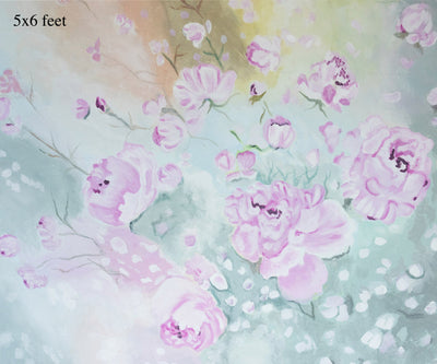 Rose falls 5x8 Ft - Fabric