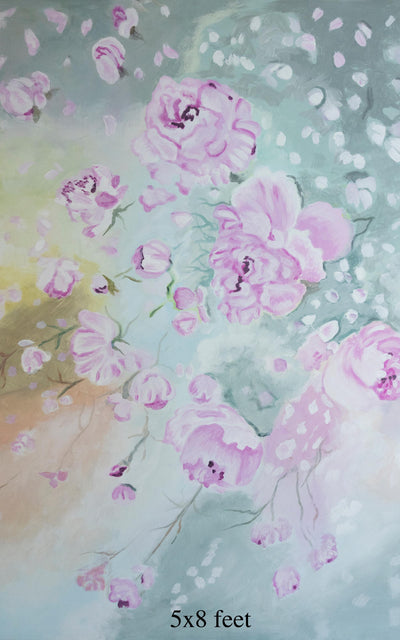 Rose falls 5x8 Ft - Fabric