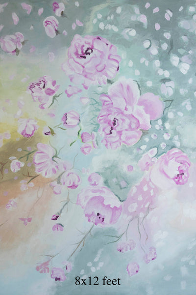 Rose falls 5x8 Ft - Fabric