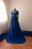 RTS Amelia Gown - Royal Blue M-L Without Veil