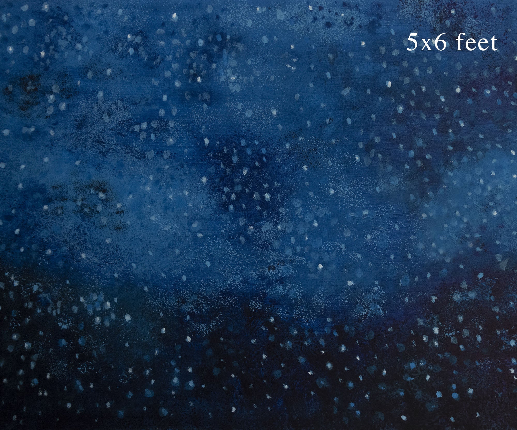 RTS Starry night 5x6 FT Fabric