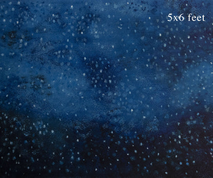 RTS Starry night 5x6 FT Fabric