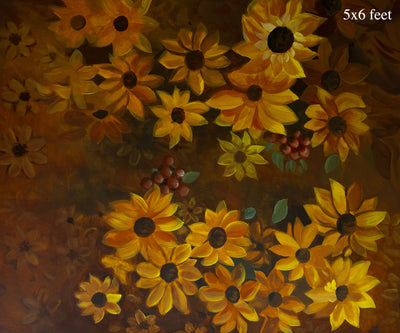 Sunflower Dream-5x6 ft- Fabric