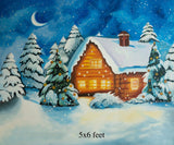 RTS Christmas Cabin-5x6ft- Poly