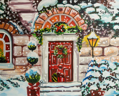 Winter doorway