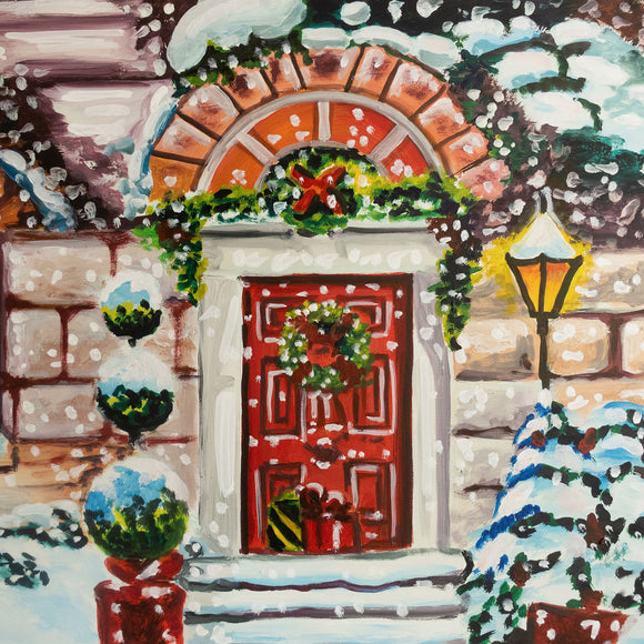 Winter doorway