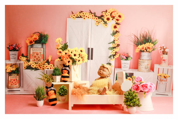 Yellow Flower Garden Theme Type - 1