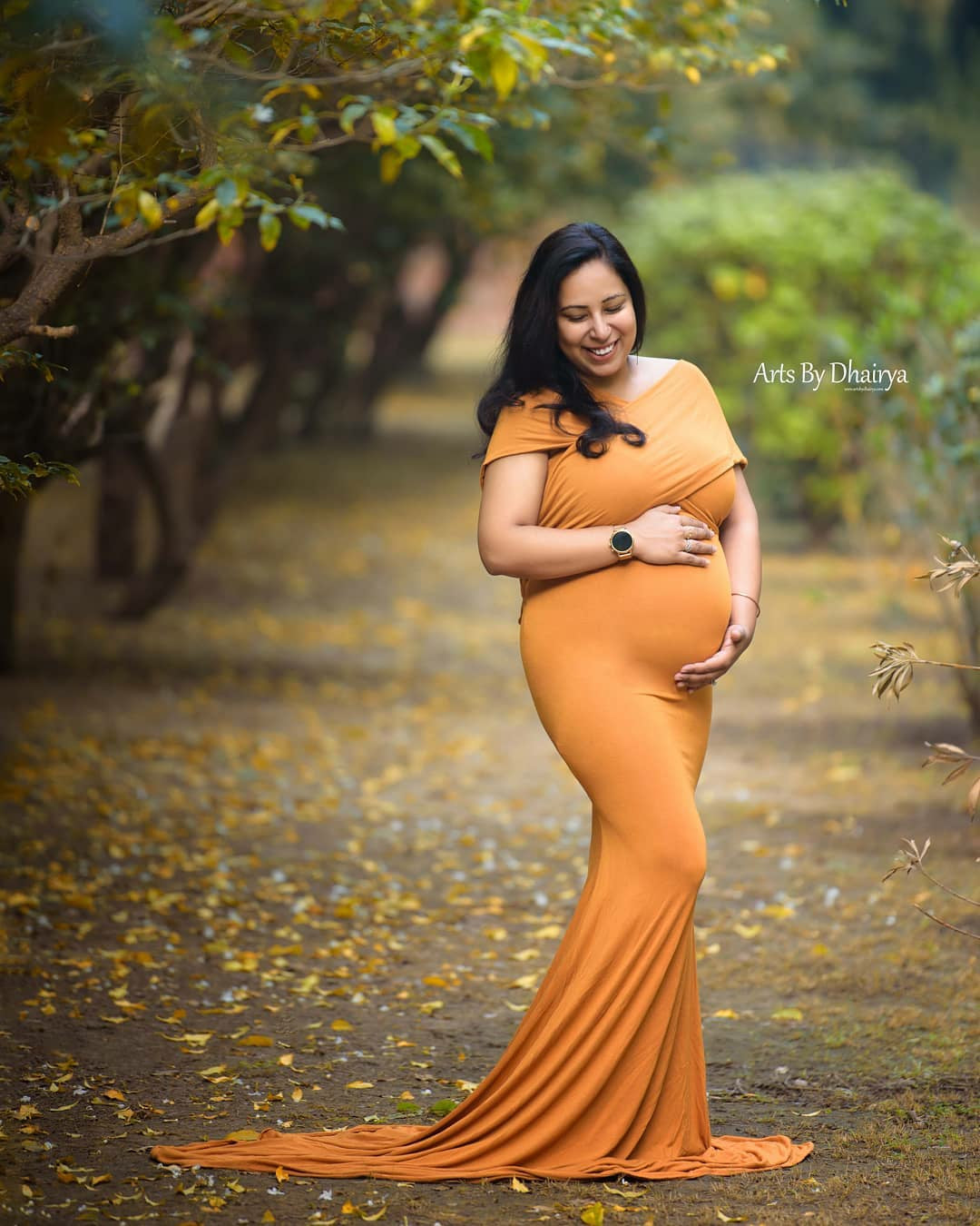 Convertible gown- Mustard Yellow