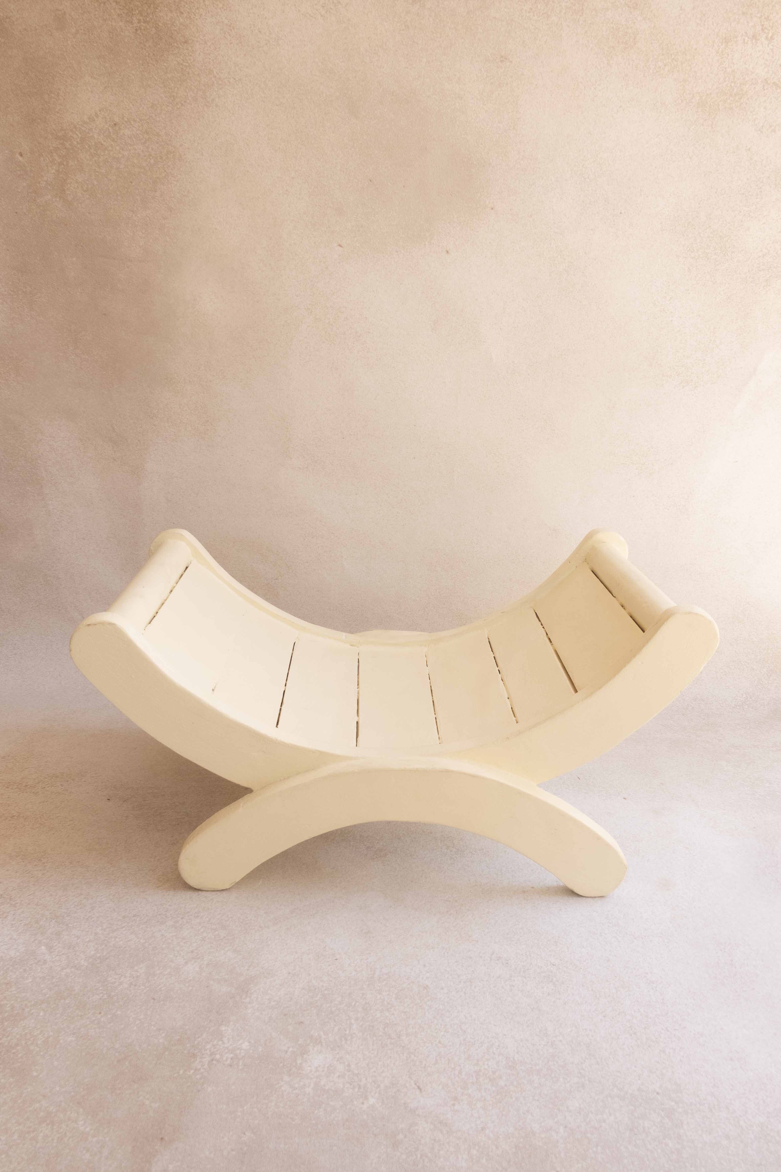 French U bench (Cream)