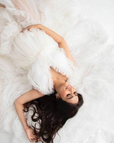 Erica gown - Cream