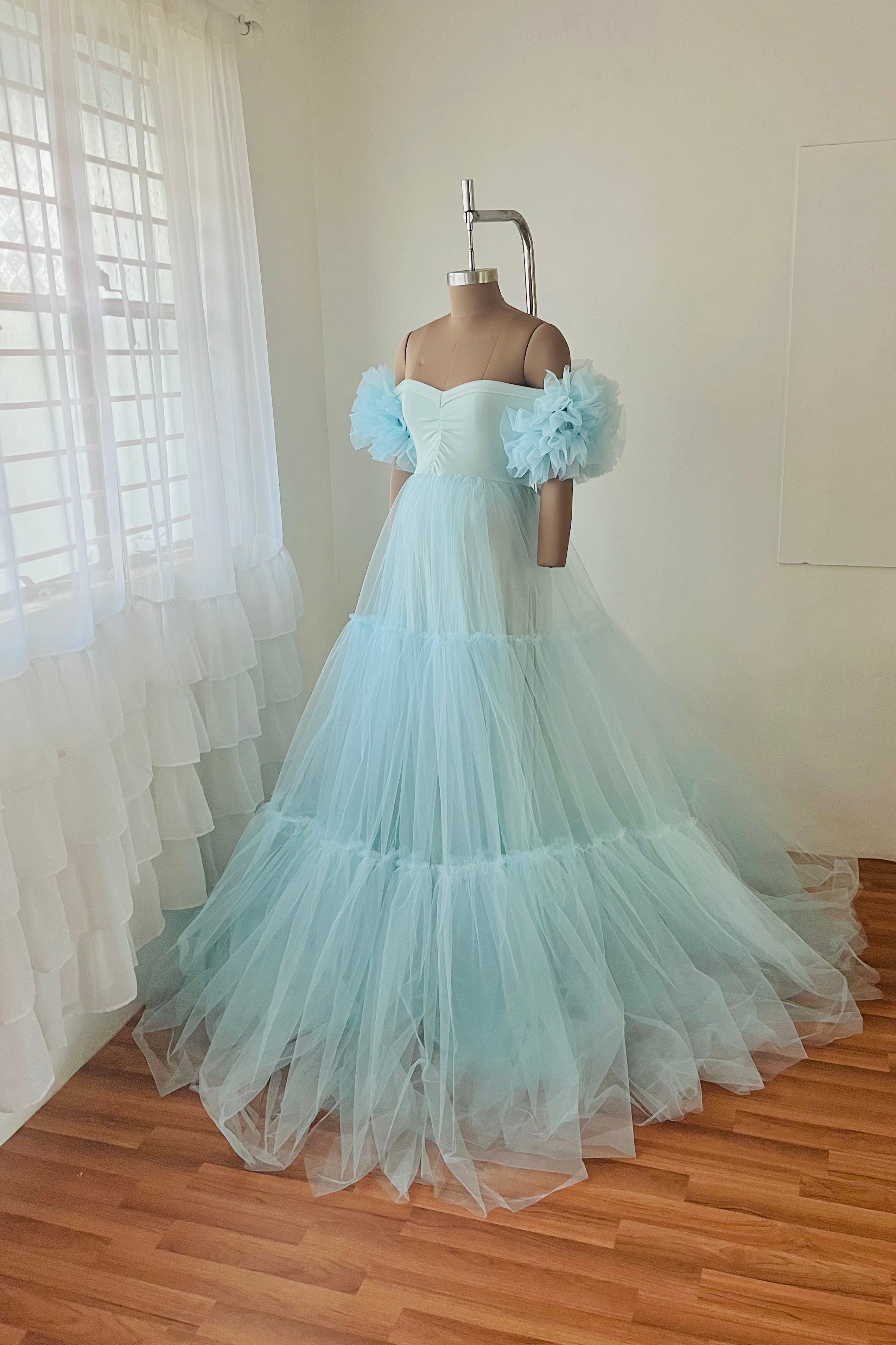 Magella gown - Blue