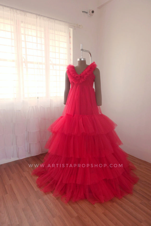 Victoria gown- Red
