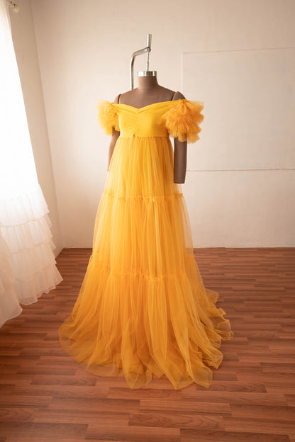 Magella gown - Yellow