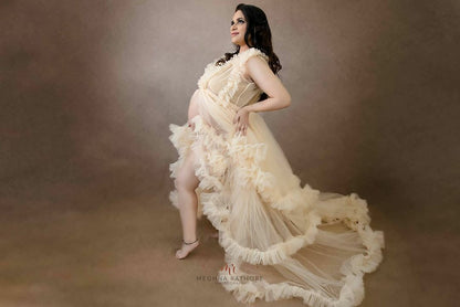 Erica gown - Beige
