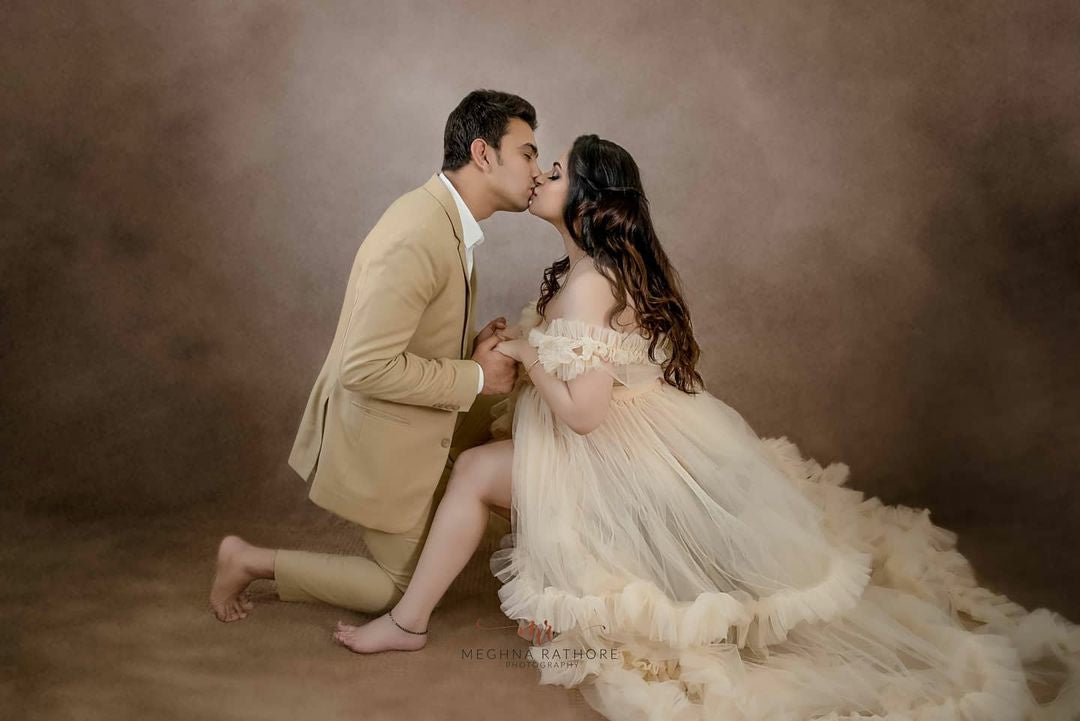 Erica gown - Beige