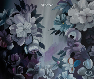 Night Blooms 5x6 Ft - Fabric