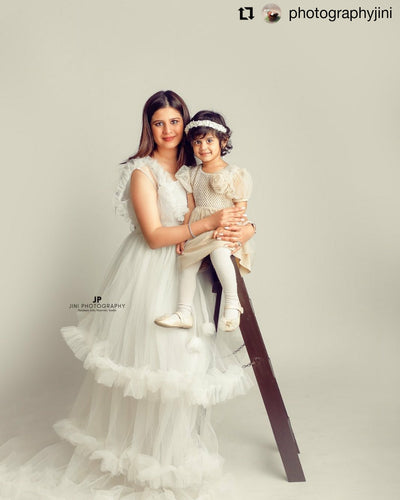 Erica gown - Cream
