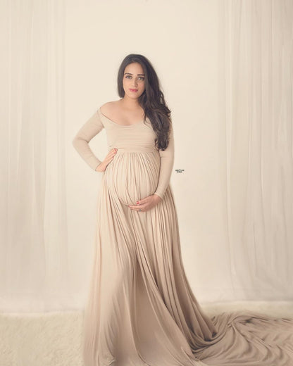 RTS Aurelia Gown- Beige L-XL