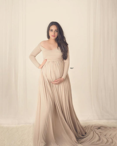 Aurelia Gown- Beige