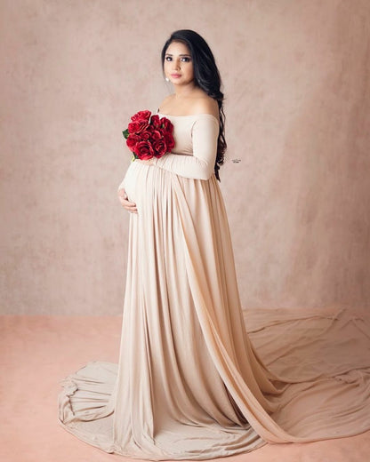 Aurelia Gown- Beige